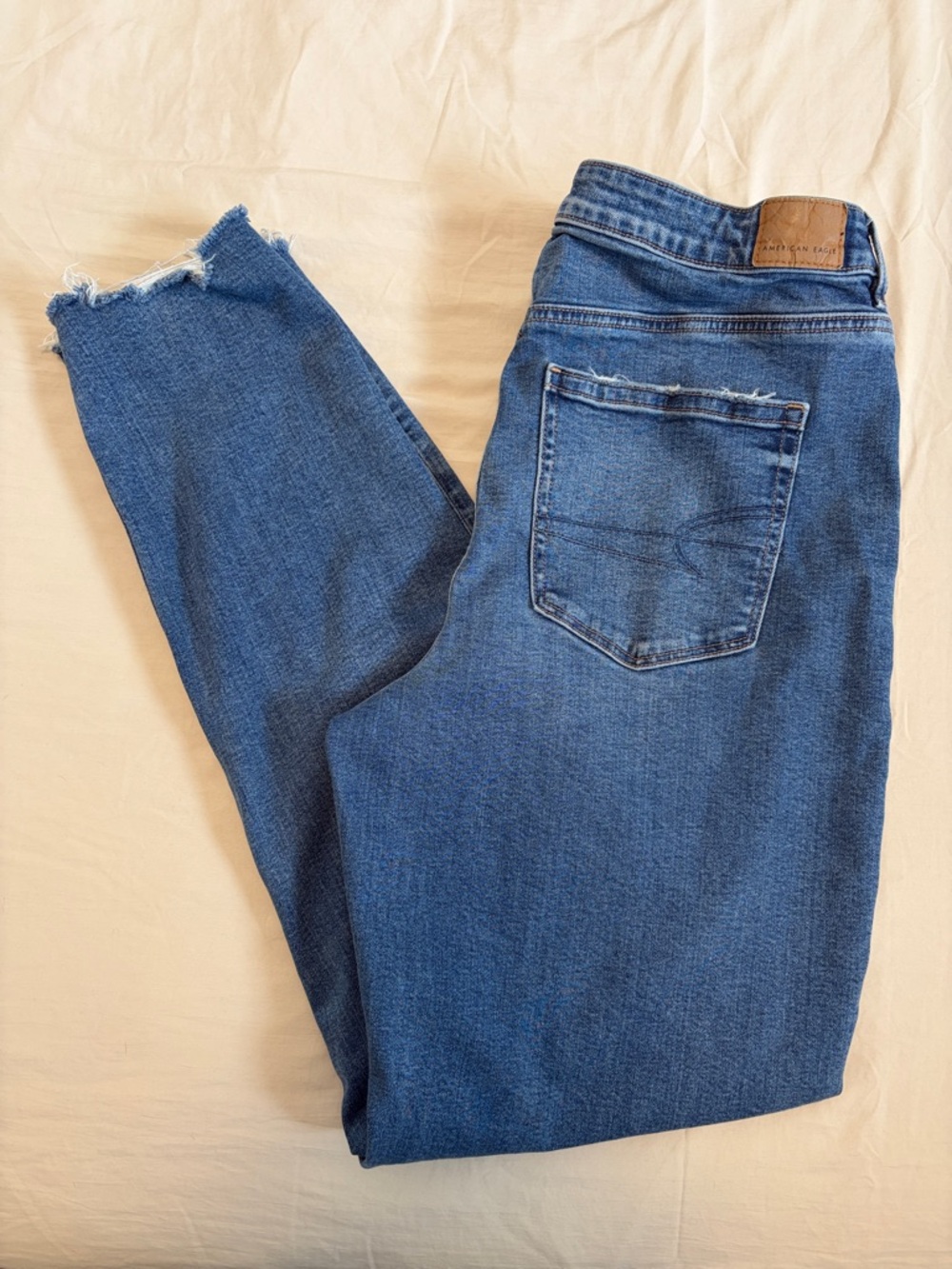 American Eagle Outfitters Strigid Mom Jean - Deep Sea Blue